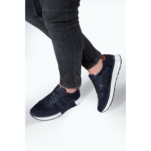 Ducavelli High Genuine Leather Men's Sneakers, Low Top Sneakers, Genuine Leather Sneakers.