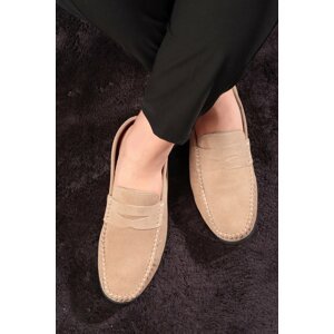 Ducavelli Naran Genuine Leather Men's Casual Shoes, Loafers, Lightweight Shoes, Suede Shoes.