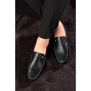 Ducavelli Fruga Genuine Leather Men's Casual Shoes, Loafers, Lightweight Shoes, Leather Loafers.