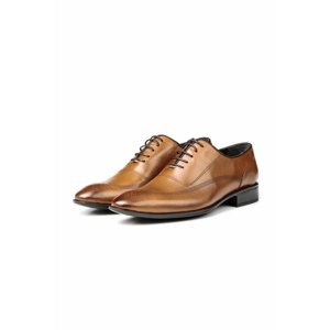 Ducavelli Stylish Genuine Leather Men's Oxford Lace-Up Classic Shoe.