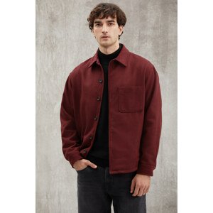 GRIMELANGE Holger Cachet Jacket Regular Claret Red Single Jacket