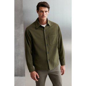 GRIMELANGE Holger Cachet Jacket Regular Khaki Single Jacket