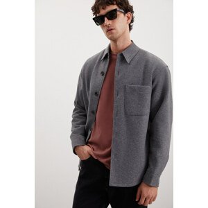 GRIMELANGE Holger Cachet Jacket Regular Graymelange Single Jacket