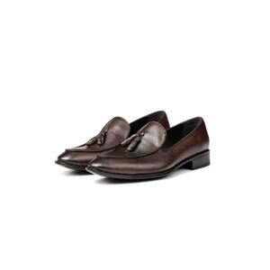 Ducavelli Smug Genuine Leather Men's Classic Loafers Loafers