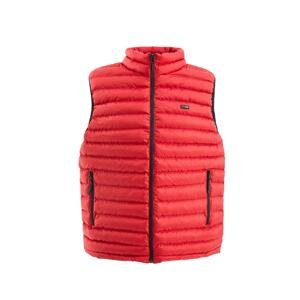 D1fference Men's Lined Water And Windproof Regular Fit Red Inflatable Vest.