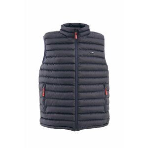 D1fference Men's Lined Water And Windproof Regular Fit Navy Blue Inflatable Vest.