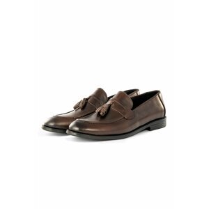 Ducavelli Quaste Genuine Leather Men's Classic Shoes, Loafers Classic Shoes, Loafers.