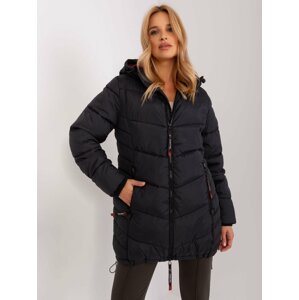 Black SUBLEVEL Winter Jacket with Hood