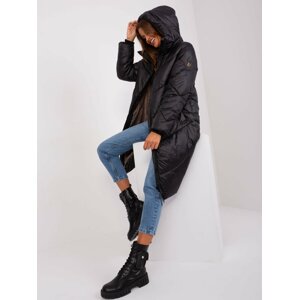 Black quilted winter jacket SUBLEVEL