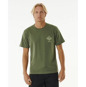 Rip Curl T-Shirt VAPORCOOL PARADISE TEE Dark Olive