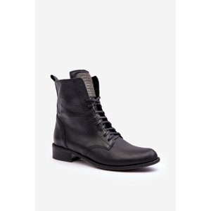 Women's leather boots Black Nicole