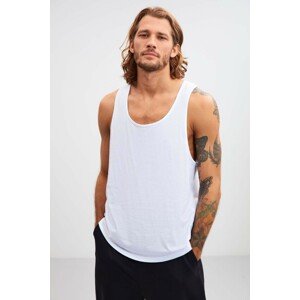 GRIMELANGE Pond Relaxed White Singlet.