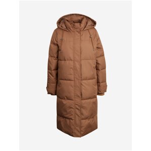 Women's Quilted Winter Coat Brown ONLY Irene - Women