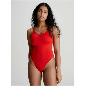 Red Women's One-Piece Swimsuit Calvin Klein Underwear - Women's