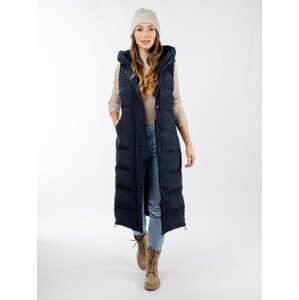 Women's quilted vest GLANO - dark blue