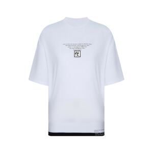 XHAN White Rib Detail Oversized T-shirt 2xe2-45950-01
