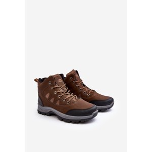 Men's Classic Trekking Shoes Brown Gometti