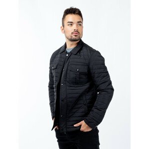 Men's Quilted Jacket GLANO - black