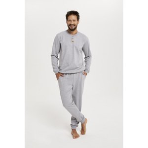 Tracksuit, long sleeves, long trousers - melange