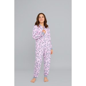 Pecora girls' jumpsuit with long sleeves, long trousers - print