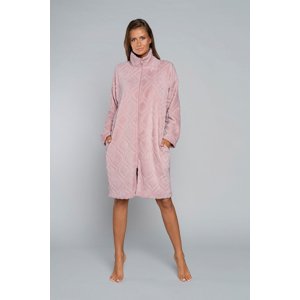 Women's Arena Long Sleeve Bathrobe - Powder Pink