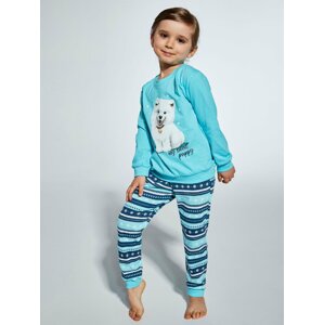 Pyjamas Cornette Kids Girl 594/166 Sweet Puppy length/r 86-128 turquoise