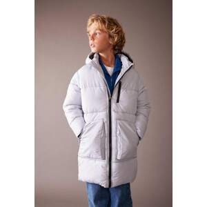 DEFACTO Hooded Fleece Lined Coat