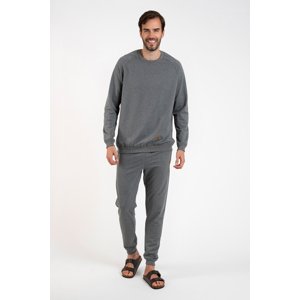 Men's Hector tracksuit, long sleeves, long pants - medium melange