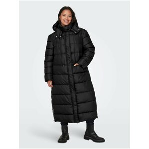 Black women's quilted winter coat JDY Duran