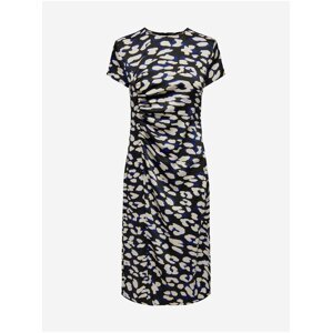 Cream-black women's patterned dress JDY Urba - Women