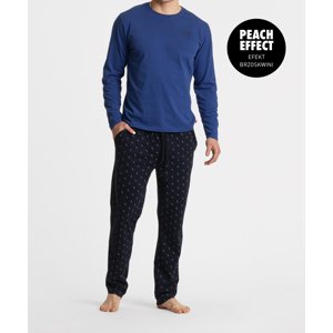 Men's pyjamas ATLANTIC - black/blue