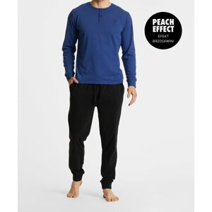 Men's pyjamas ATLANTIC - black/blue