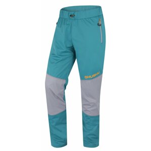 Men's softshell pants HUSKY Kala M turquoise/brown