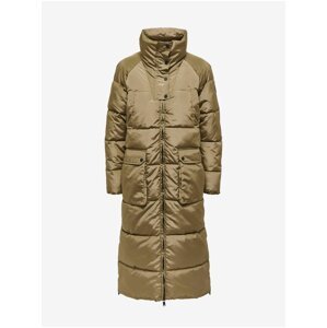 Women's Brown Quilted Coat ONLY Nora - Women