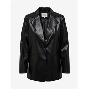 Black women's faux leather jacket JDY Fox - Women