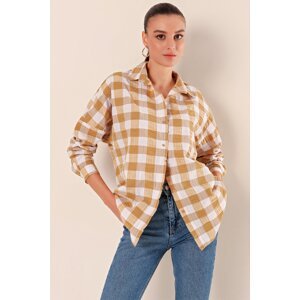 Bigdart 3900 Oversize Long Basic Shirt - Mink