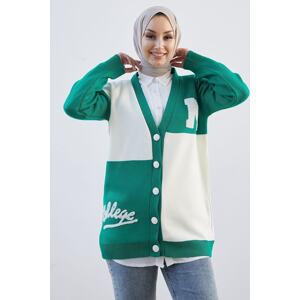 InStyle M College Knitwear Cardigan - Green