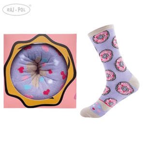 Raj-Pol Woman's Socks Donut 1