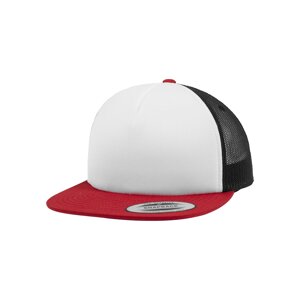 Foam Trucker with White Front Red/wht/blk
