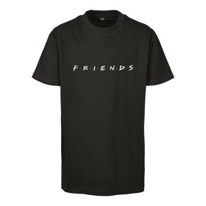 Black T-shirt with Kids Friends logo