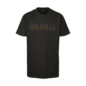 Children's T-shirt for girls in black