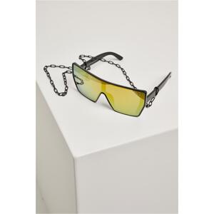 102 Chain sunglasses blk/yellow