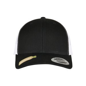 YP CLASSICS RECYCLED RETRO CARGO CAP 2-TONE BLK/WHT.