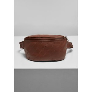 Hip Bag Synthetic Leather Brown