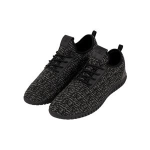 Knitted Light Runner Shoe black/grey/black