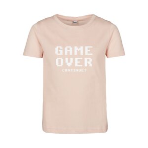 Children's play over pink T-shirt
