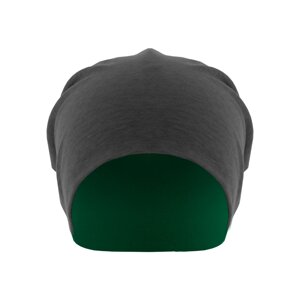Jersey Beanie Double Sided H.Charcoal/Kelly