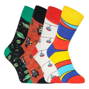4PACK socks crazy Bellinda multicolor (BE481044-006)