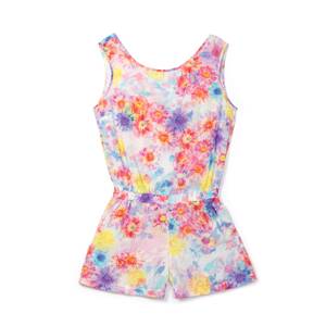 Conte Woman's Playsuits & Jumpsuits Floral-White