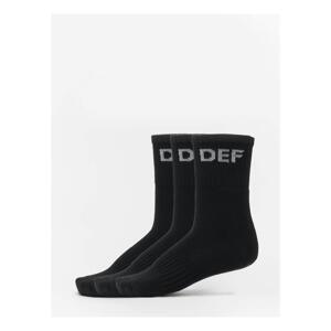 DEF 3-Pack Socks Black black